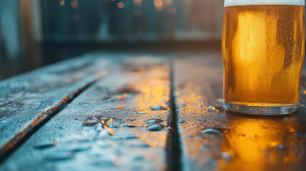 Refreshing Beer on the Bar: Lively Pub Scenes and Craft Brews