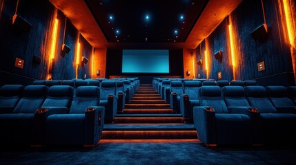 Modern cinema auditorium