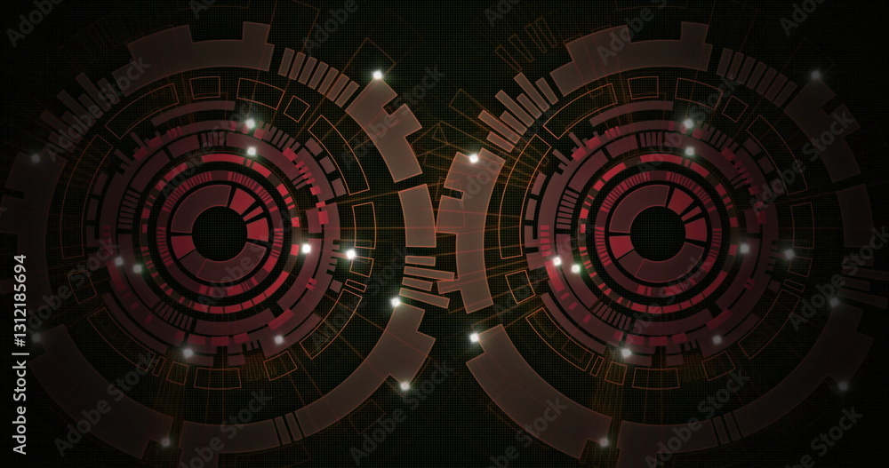 Poster image of scope scanning on black background
