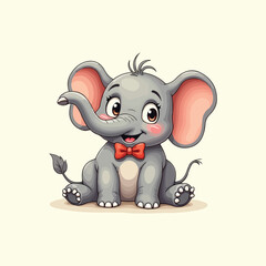 Cute Wild Animals Cartoon Character
