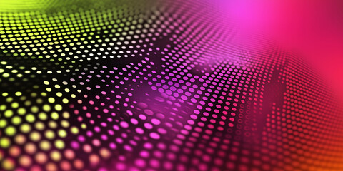 Fototapeta premium Colorful abstract pattern with dotted gradient design