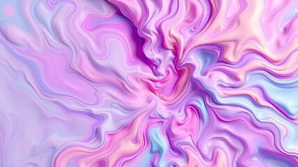 Obraz premium Abstract Swirling Pastel Pink Purple Blue Background Texture