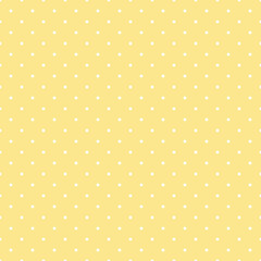 yellow background with white dots