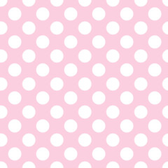 For the pink polka dot background, here is the description