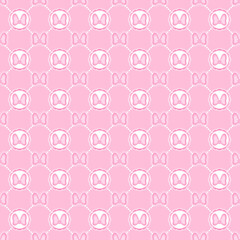 For the pink background with bow, here is the description and keywords with comma at the end of each u