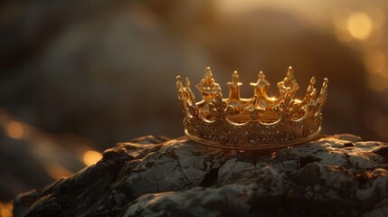 Basic outline of a crown symbolizing Christ's victory over sin and death