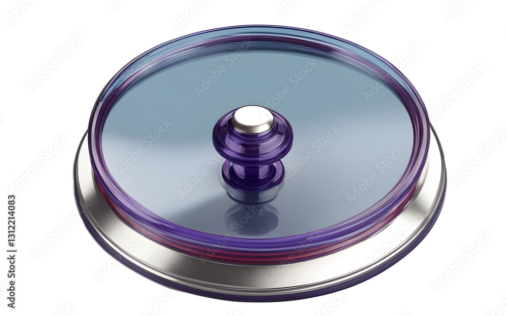 Poster A suction cup for attaching items to smooth surfaces, isolated on a empty plain background