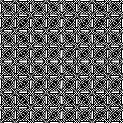 Black and white seamless pattern with abstract shapes. Repeat pattern for fashion,wrapping paper,  textile design, fabrics and home decor,  on wall paper.