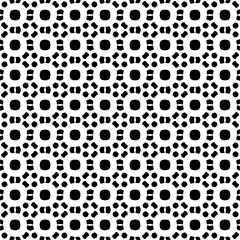 Black and white seamless pattern with abstract shapes. Repeat pattern for fashion,wrapping paper,  textile design, fabrics and home decor,  on wall paper.