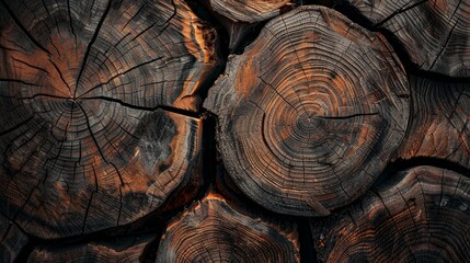 Naklejka premium Natural poster design featuring wooden texture backgrounds, adding warmth and character to your layout