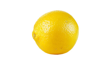 Fresh Yellow Lemon with a Juicy and Vibrant Appearance Isolated on Transparent Background