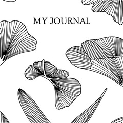 flower line illustration