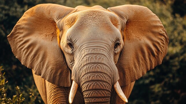 Close-up Elephant Photography Details