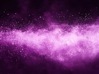 Obraz premium Purple Stardust Cloud Burst