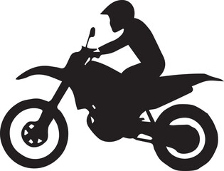 Fototapeta premium motorcycle motorbike silhouette