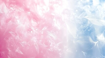 Fototapeta premium Delicate Gradient of Feathers Softness with Pastel Color Transitions