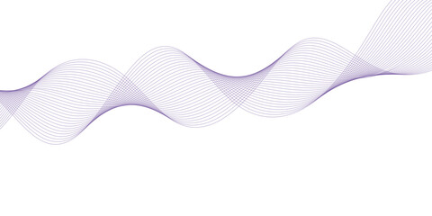 Abstract colorful wave element for design. Digital frequency track equalizer. Stylized line art background. Vector illustration.