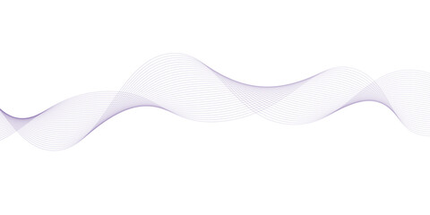 Abstract colorful wave element for design. Digital frequency track equalizer. Stylized line art background. Vector illustration.