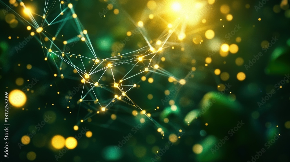 Poster bright yellow light illuminating a scene with vibrant rays creating a warm and inviting atmosphere o