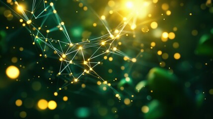 Bright yellow light illuminating a scene with vibrant rays creating a warm and inviting atmosphere of positivity