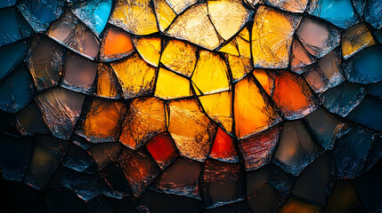 Shattered Glass Mosaic
