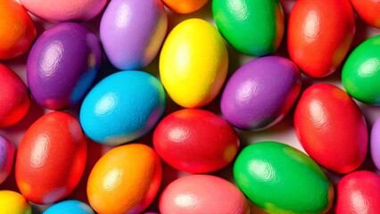 Fototapeta premium Pile of colorful Easter eggs