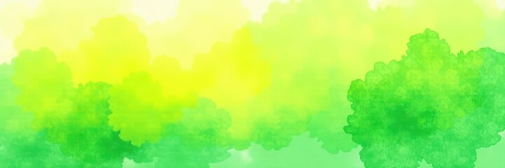 Fototapeta premium Abstract yellow green watercolor wash, spring texture, floral, happy, subtle