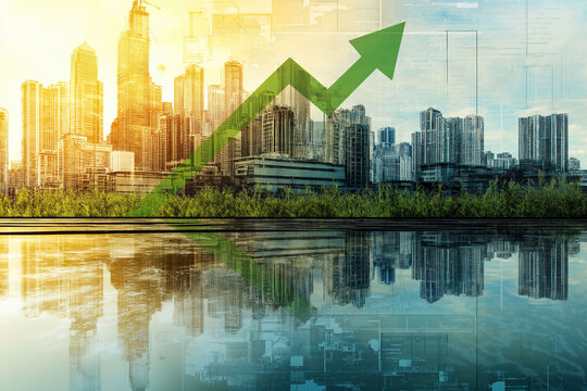 Carbon tax climate change pricing. Environment carbon credits. Greenhouse gases decarbonization. Graph depicting carbon tax impact on emissions reduction strategies.