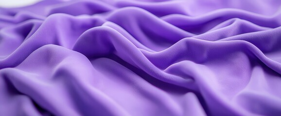 Obraz premium A beautiful purple fabric displaying luxurious velvet plush texture with depth and rich color in a stylish arrangement