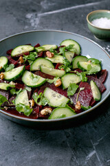 Vegan beet salad