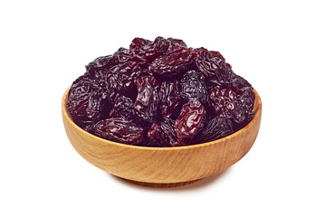A bowl of nutrient-dense dried raisins perfect for healthy snacking, cooking and baking.