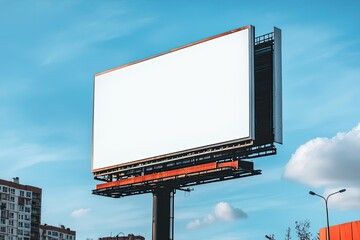 High Detail Image of a Billboard That Says Poster and Billboards Mockup