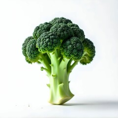 broccoli on a white background