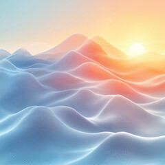 Fototapeta premium abstract background with waves