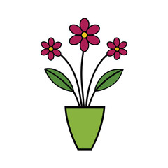 Minimalist floral arrangement