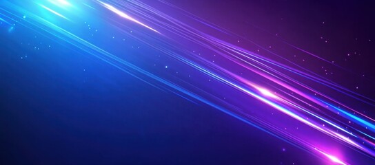 Abstract blue and purple background with curved lines
