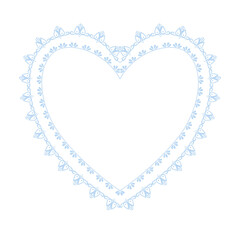 Heart shape pattern color frame design. for decoration, wallpaper, background, invitation card, fabric, tile. heart border.