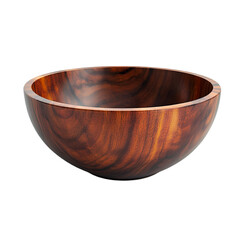 Wooden bowl dark brown rich grain serving dish home decor