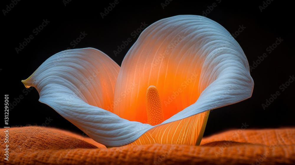 Poster a soft glowing light illuminates the center, creating a serene and calming atmosphere in the image.