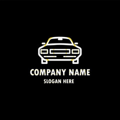 Obraz premium vector car logo icon