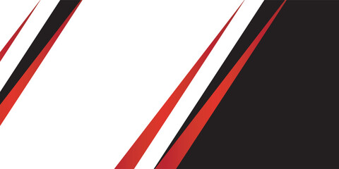 Template corporate banner concept red black grey and white contrast background. You can use for ad, poster, template, business presentation. Vector illustration