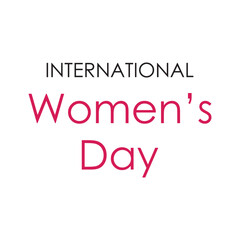 International Women's Day card illustration