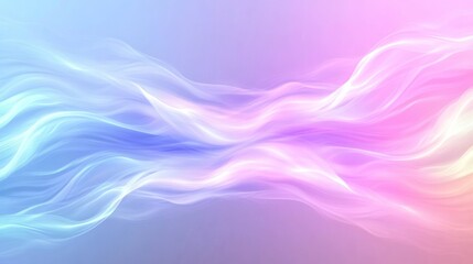 Fototapeta premium Abstract Pastel Wave Background: A Serene Digital Art Piece
