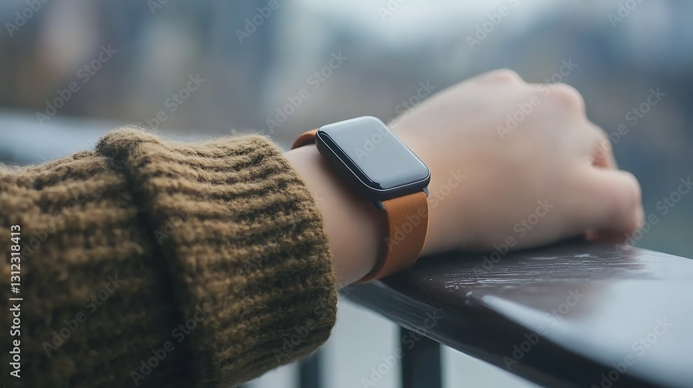 Poster a smart wearable device providing real-time biometric security authentication