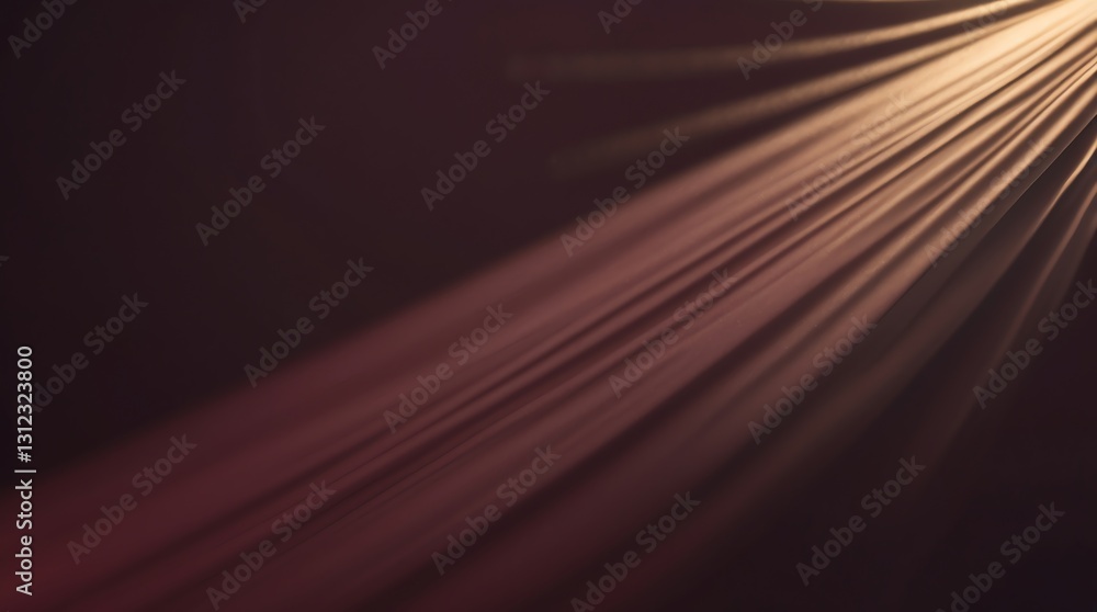 Poster abstract light rays on dark background for overlay effects and design