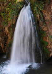 Fototapeta premium Clandras Bridge and Waterfall, located in the city of Usak in Turkey, is an important tourism center of the region. The bridge was built during the Roman period.