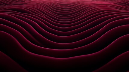 Fototapeta premium Red waves flowing, background fading to darkness, used for website banner