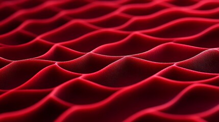 Red waves forming abstract pattern. Good for use in presentations and backgrounds