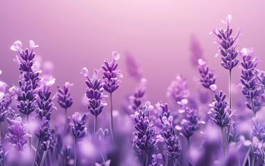 Naklejka premium 3D abstract lavender background