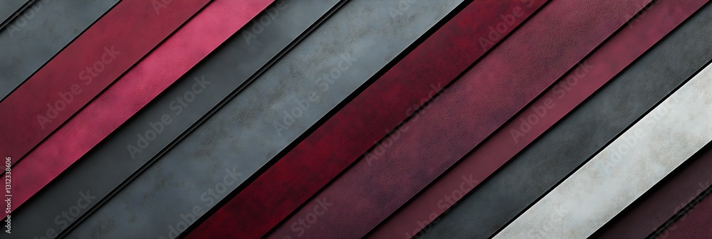 Poster stylish arrangement of sleek diagonal lines in gray red and black textures for contemporary design p